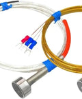 K Type Thermocouple Magnetic RTD Sensor Temperature Magnetic Mount Surface Mount Probe Gold 2 Meters Built Tough For Industrial