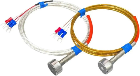 K Type Thermocouple Magnetic RTD Sensor Temperature Magnetic Mount Surface Mount Probe Gold 2 Meters Built Tough For Industrial