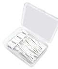 Image of Bulk 600 Piece 30 Value 0805 SMD Capacitor Kit With 1pF To 10uF Range, MLCC Ceramic Chip Capacitors in clear case.