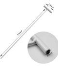 Close-up of iron T-bar dimensions for 10 Pack Racing Pigeon Bird Cage Entrance Traps With One Way Curtain For Windows And Loft