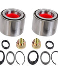 Rear Wheel Hub Bearing Assembly With Repair Kit For Subaru Impreza Forester Legacy AWD Compatible With 1992-1999 Legacy, 1993-2007 Impreza, 1998-2008 Forester Replaces BR930577K 2 Pack