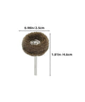 24 Piece Pro Grade Nylon Fiber Buffing Wheel Set With 3mm Shank Drill Polishing Discs for Metal Polishing Jewelry Buffing