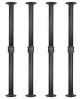 Straight Up Heavy Duty Industrial Pipe Table Legs Four Piece Twenty Six Inch Tall One Inch Diameter Sturdy Steel Frame Kit