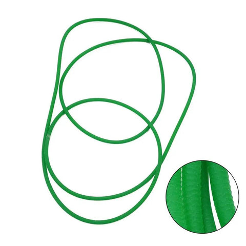 Green Replacement Belt For Bicycle Roller Drive And Bike Trainer 5mm Wide By 185cm Long TPU Training Roller Belt