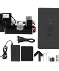 Garosa Mini Metal Lathe With 60 Watt Motor And 12000 RPM Speed for precision wood and plastic machining with accessories.