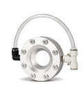 UILMLIO 64 Mm Circular Air Knife Annular Ring Nozzle For Efficient Water Removal And Surface Drying, aluminum alloy with hose connectors.