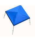 Blue Replacement Canopy Roof For 96x96 Inch Pop Up Canopy Slant Leg Weather Resistant Polyester With UPF Fifty Plus Sun Protection