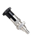 Shop Ready Stainless Steel Spring Plunger Indexing Pin With Knobs Self Locking Fine Thread Positioning Stop For Power Tools And Garage Builds Rock Solid Grip, close-up view.
