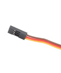Beast Mode Heavy Duty Full Metal Gear RC Servo Motor With Digital Precision Control connector with wires exposed for quick setup.