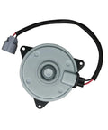 Heavy Duty OEM Drive Fan Motor For Mazda CX9 Cooling System 2007-2015, top view of gray blower, industrial design, electrical connector.