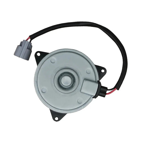Heavy Duty OEM Drive Fan Motor For Mazda CX9 Cooling System 2007-2015, top view of gray blower, industrial design, electrical connector.