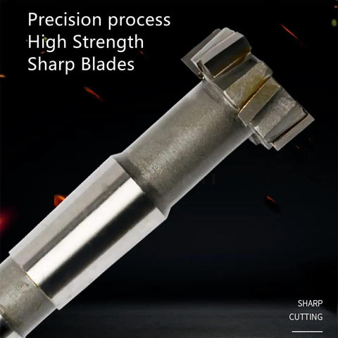 T Slot End Mill Milling Cutter With 8 Flutes High Speed Steel Woodruff Keyseat Cutter Half Round Keyway Straight Shank