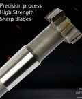 High Speed Steel HSS AL T Slot End Mill Cutter 6 Flute Woodruff Keyseat Cutter Half Round Keyway Milling Cutter Straight Shank