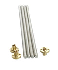 8mm Lead Screw Rod With Copper Nut For Z Axis Linear Rail, 500mm Length, Stainless Steel 3D Printer Replacement Parts