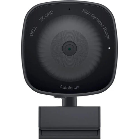 Total Game Changer 2K QHD Webcam With Legit Sony Image Sensor And Noise Reducing Mic For Smooth Zoom Calls And Crisp Streaming Built In Privacy Cover Easy Setup front view showing lens and autofocus feature.
