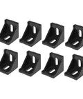 Inside Corner Bracket Gusset 40mm X 40mm For 4040 Aluminum Extrusion Set Of 8 Black Built To Last