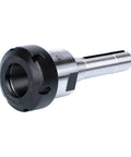 R8 ER40 Collet Chuck Milling Shank Holder With 7/16-20 Drawbar Thread, 0.0002 Inch TIR, Hardened Alloy Steel, 8000 RPM, side view