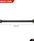 Rear Driveshaft Dogbone 82mm Number 45 Steel For Arrma Outcast Notorious Typhon 6S BLX Upgrade Parts Compatible With ARAC4030 AR310470 Black Heavy Duty Performance For Durable RC Racing Confidence, 89mm size shown