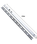 Smooth Drawer Slides With Ball Bearing Glides For Cabinets And Drawers Pro Grade Rails Track 246mm Length Easy Install shown in close-up view