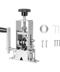 Heavy Duty Drill Powered Wire Stripper Machine With Manual Hand Crank Option For Efficient Copper Recovery And Scrap Cable Processing Small Portable Peeler Tool with components visible.