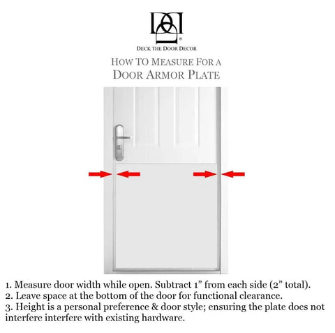 Rock Solid Door Armor Plates With Easy Peel And Stick Adhesive For Interior Wall Guard And Kick Protection Featuring Top Shelf Shiny Brass Finish Hard Anodized Aluminum Construction Built Different For Standard 30 By 34 Inch Fit