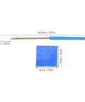 Blue Glass Flame Test Kit With Cobalt Glass Sheet And Filter And Metal Alloy Wire Rods For Chemistry Class And Home Science Experiments