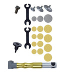 Golden 90 Degree Flex Shaft Rotary Tool Handpiece Attachment With 3mm Chuck Elbow, metal body, tools and accessories set