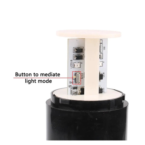 Straight Up Heavy Duty Multi Layer Led Signal Tower And Industrial Status Lamp With 55 MM Stacked Warning Beacon For Shop Floor Machinery 24V Dc 220V Ac Panel Mount Alarm Light