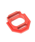 Red motor mount from Beefed-Up 4 Channel RC Transmitter Receiver Kit With 2840 Brushless Motor 5000KV, 35A ESC, 40CrMo Pinion Gear Set