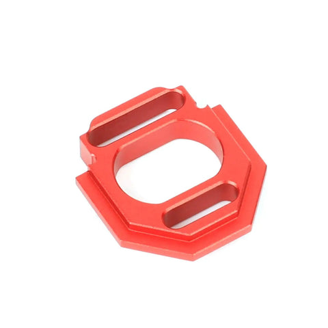 Red motor mount from Beefed-Up 4 Channel RC Transmitter Receiver Kit With 2840 Brushless Motor 5000KV, 35A ESC, 40CrMo Pinion Gear Set