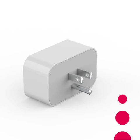 Zigbee Smart Plugs 2-Pack For Home Automation That Plays Nice With Philips Hue Alexa And SmartThings plug side view