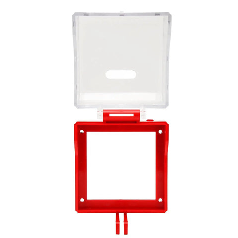Transparent Emergency Stop Button Cover For Industrial Electrical Equipment, LOTO Push Button Switch Protector Lockout Shield