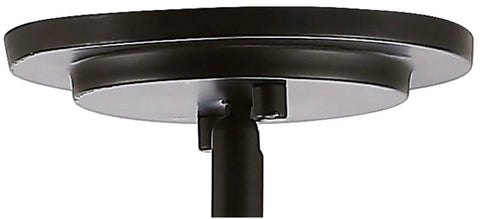 Top view of Oil Rubbed Bronze 30 Inch 5 Light Farmhouse Drum Pendant Light With Dimmable LED Bulbs Included, ceiling mount detail.