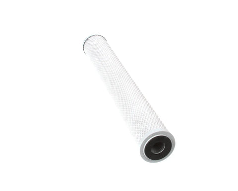 Replacement Filter Cartridge FI-28744 for commercial food service ovens and steamers, cylindrical, white mesh design