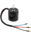 Top Shelf 170Kv Brushless Outrunner Motor With Hall Sensor Delivering A Beast Mode 2300W Output And 4080Rpm Spins For Electric Scooter Skateboard Surfboard DIY EV Builds In Black, showing black aluminum motor with wires.