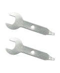 Pack Of 2 Collet Wrenches For Rotary Tools 3 Eighth Inch Collet Key 9.5mm Nut Spanner Replacement Part Dremel Compatible 2610930692