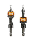 Depth Adjustable Countersink Drill Bit With Tool Free Depth Adjustment And Knurled Lock Collar Set Your Drilling Depth From 1.2mm To 21mm Without A Wrench Includes 3 By 8mm And One Eighth By Five Sixteenth Inch Sizes 1 Piece