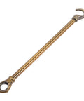 Heavy Duty Chandelier Rod With Ceiling Hook System For Easy DIY Install, Shiny Modern Ceiling Tube And Vintage Hook Hanger