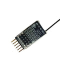 2.4G 5CH PWM ExpressLRS Receiver with 2.0dBi Copper Pipe Antenna for RC Drones, CRSF and PWM Protocol Support