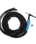 WP 26 High Efficiency Argon Arc Welder For Metal And Aluminum With 4M Cable showcasing welding torch and accessories
