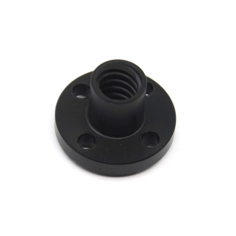 Six Pack Of 8mm Black TR8x4 Lead Screw Nuts In POM Material For CNC Machines And 3D Printers, Easy Install, 4mm Lead And 2mm Pitch, TR8x4 Size