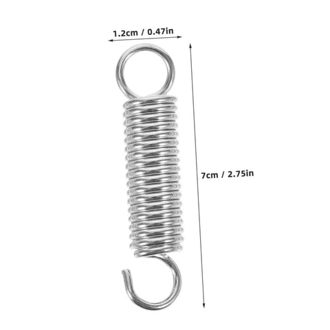 8 Piece Small Extension And Compression Springs With Hook Ends Made From Heavy Duty Stainless Steel For Electric Vehicle Supports And Ladder Feet Reliable Spring Kit That Handles Heavy Loads No Hassle, stainless steel spring, 7cm