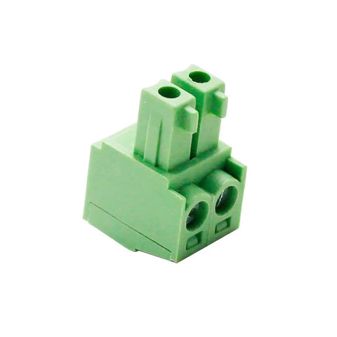 20 Pack 2 Pin KF2EDG 3.81mm Pitch Pluggable PCB Terminal Block Panel Mount Angle Screw Connector Socket For DIY Electronics Projects AC 300V 10A Rated PA66 High Temp Plastic