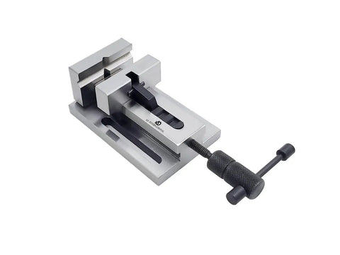 Badass Heavy Duty Compact Quick Release Tool Steel Vise For Micro Machining Milling Drilling Grinding With Two Inch Jaw Capacity And Dual V Grooves For Garage Projects