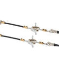 Super Handy Helping Hands Clamp Kit With Flexible Alloy Steel Arms And Rock Strong Magnetic Base For Precise Electronics Soldering, Jewelry Fixing And DIY Repair Projects Anywhere On Your Shop Bench, featuring two adjustable arms and clamps.