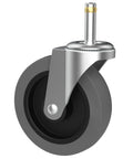 Heavy Duty 4 Inch Swivel Casters Featuring No Sweat Setup, Smooth Rubber Utility Cart Replacement Wheels, Top Shelf Quality Rollers.