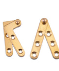 Hidden Door Pivot Hinges 360 Degree Rotatable For Wood Doors Secret Doors Bookcase And Cabinet Doors Copper Alloy Durable 4 Pack