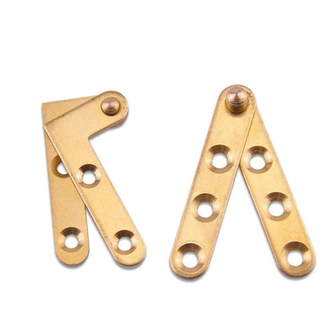 Hidden Door Pivot Hinges 360 Degree Rotatable For Wood Doors Secret Doors Bookcase And Cabinet Doors Copper Alloy Durable 4 Pack