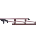 Heavy Duty Electric Bed Backrest With Guardrail For Elderly Support side view, adjustable rail for sitting assistance.