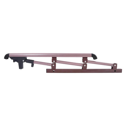 Heavy Duty Electric Bed Backrest With Guardrail For Elderly Support side view, adjustable rail for sitting assistance.